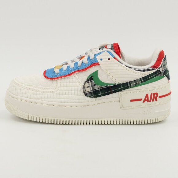 Nike Women's Air Force 1 Shadow 'Multi-Material' DZ5193-100 size 6 - 10 - Picture 4 of 15